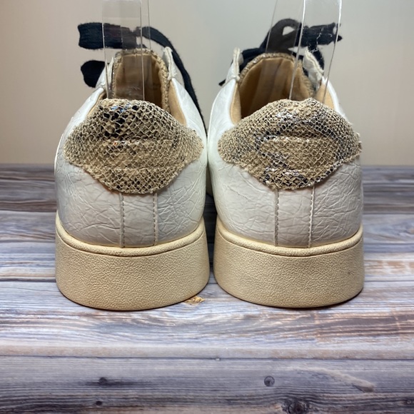 White Raven Rowan White/Gold/Snake Star Sneaker - Picture 10 of 12